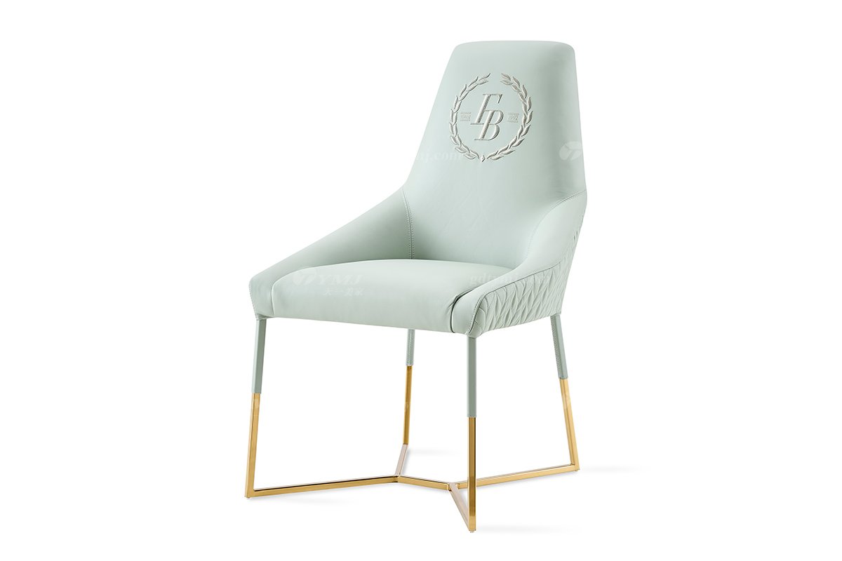 意式LUTUBE官方最新免费破解版LUTUBE视频在线观看别墅会所大宅家用时尚奢华钛金属真皮餐椅餐椅1