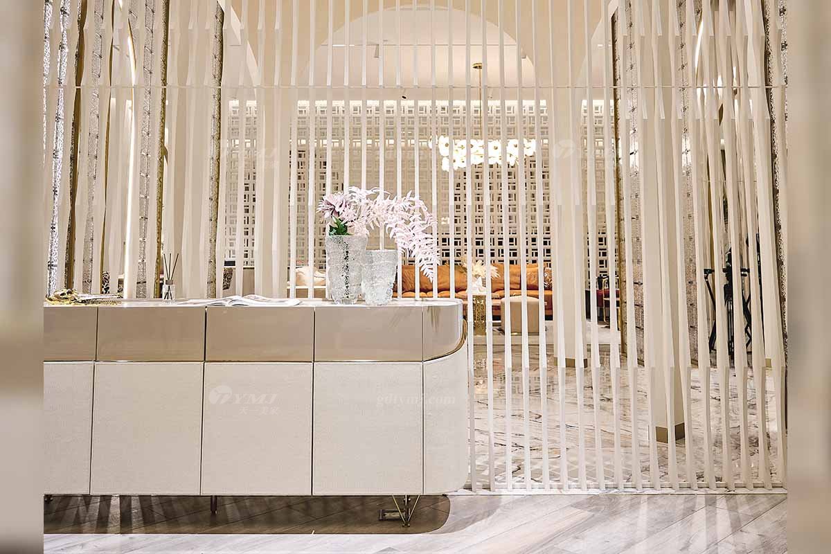 意式LUTUBE官方最新免费破解版LUTUBE视频在线观看别墅会所豪宅家用时尚奢华天然大理石米色餐边柜123D7餐边柜2