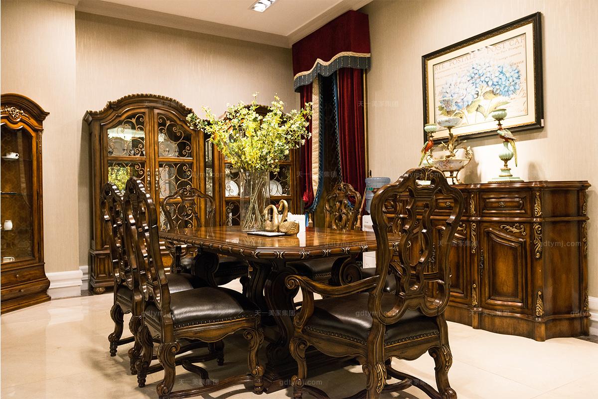 LUTUBE下载地址美式古典餐厅家具