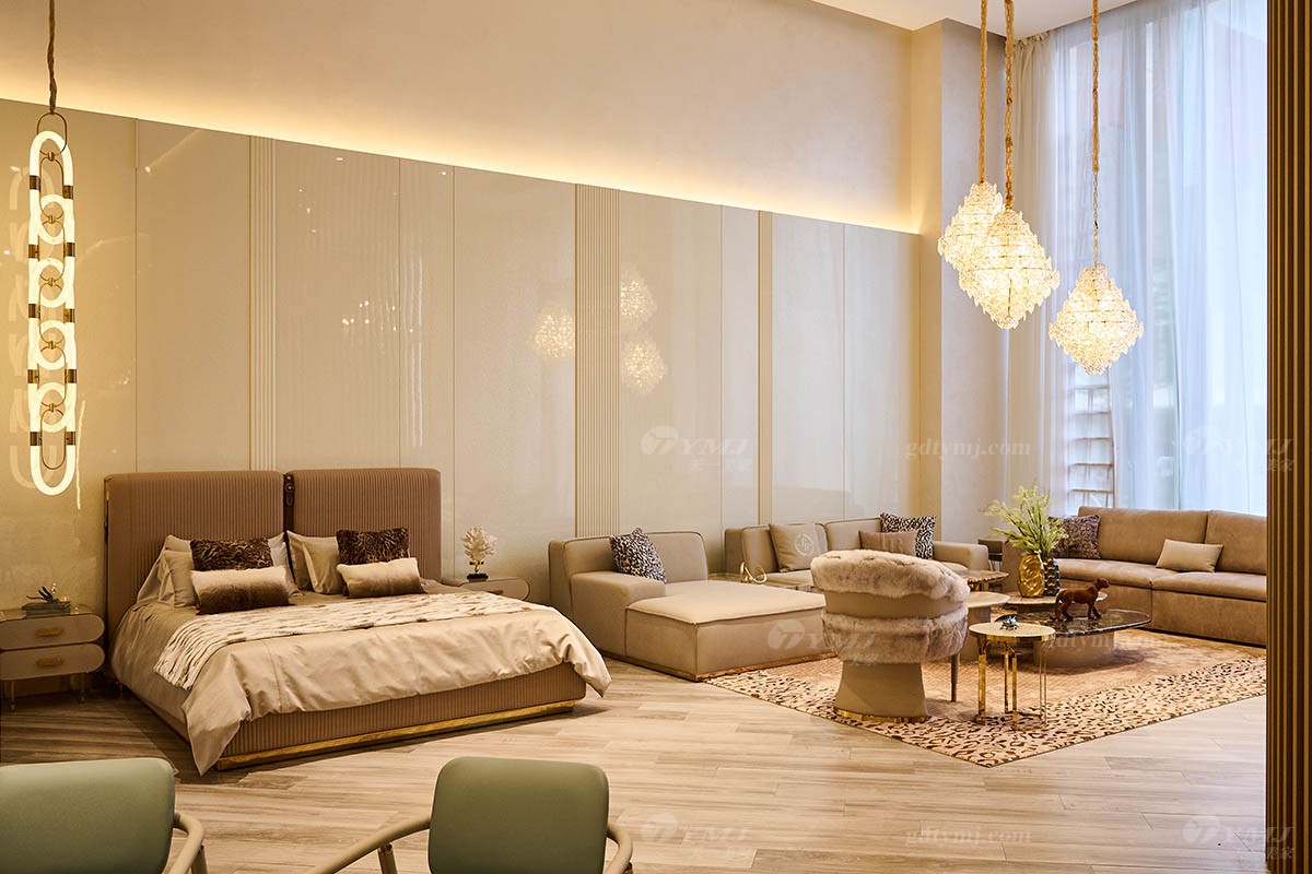 LUTUBE下载地址意式轻奢大床